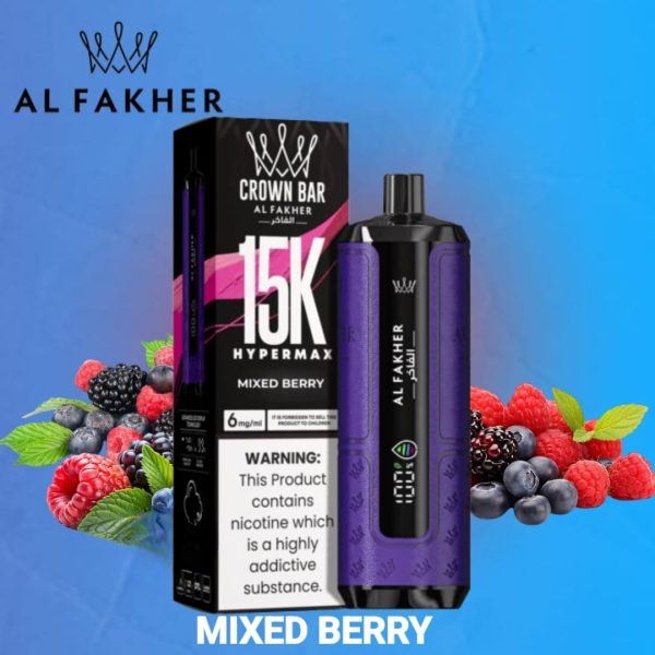 Al Fakher Crown Bar 15000 Puffs Hypermax Disposable Vape - Image 2