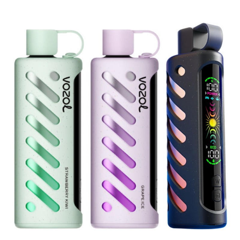 VOZOL Gear Shisha 25000 vape device, digital screen shisha vape, modern disposable hookah device, vape with Burj Khalifa fireworks - Vozol Launches the World