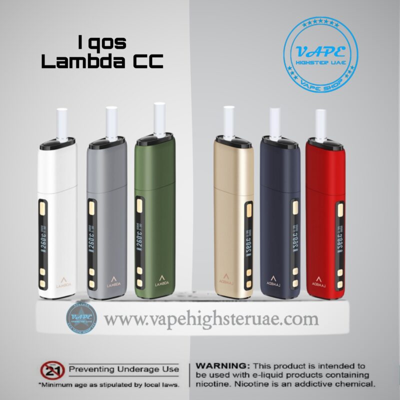 Vape device UAE desert heat, electronic cigarette high temperature resistance, Dubai summer vaping conditions, thermodynamics vape - Lambda CC Heat Not Burn Device for Tobacco Sticks in UAE