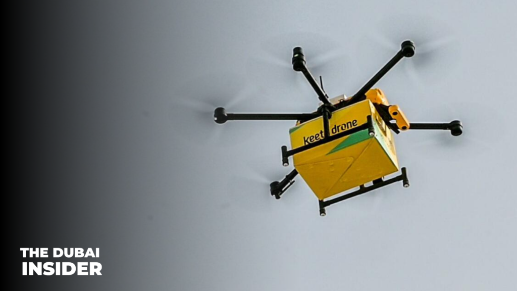 Express delivery Dubai festive delivery fast shipping logistics drone delivery - UAE Launches First Ever Drone Delivery Service - The Dubai Insider