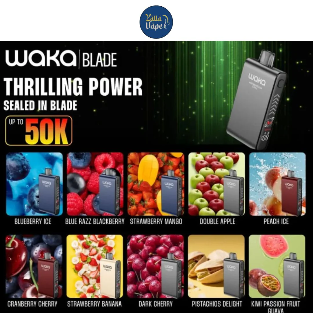 Waka 50K vape in tote bag, large vape vs clutch Dubai Marina, women