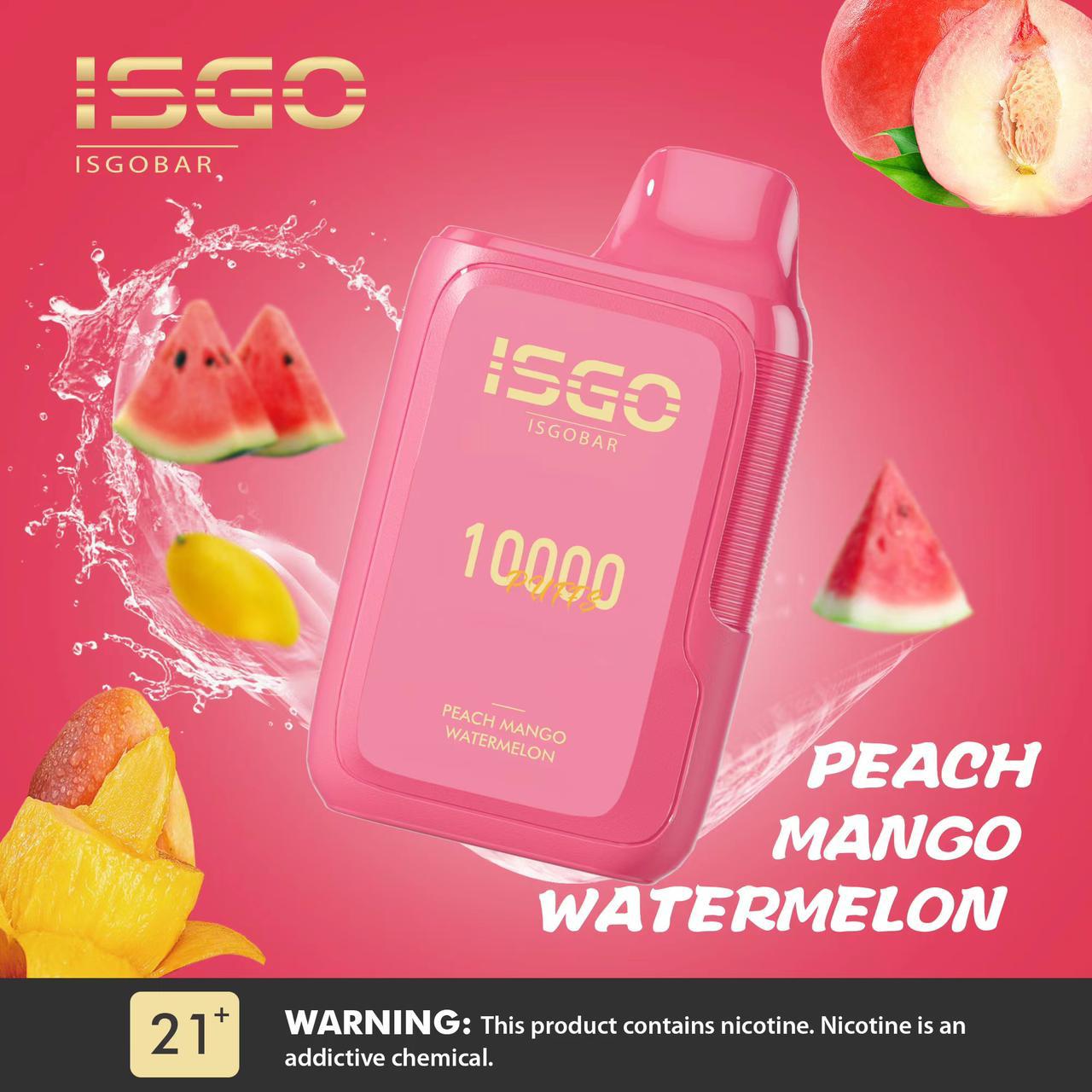 Isgo Bar 10000 engineering diagram, maximized throat hit vape design, 20mg nic salt vape optimization, internal vape components - Isgo Bar 10000 Puffs Disposable Vape in Dubai UAE