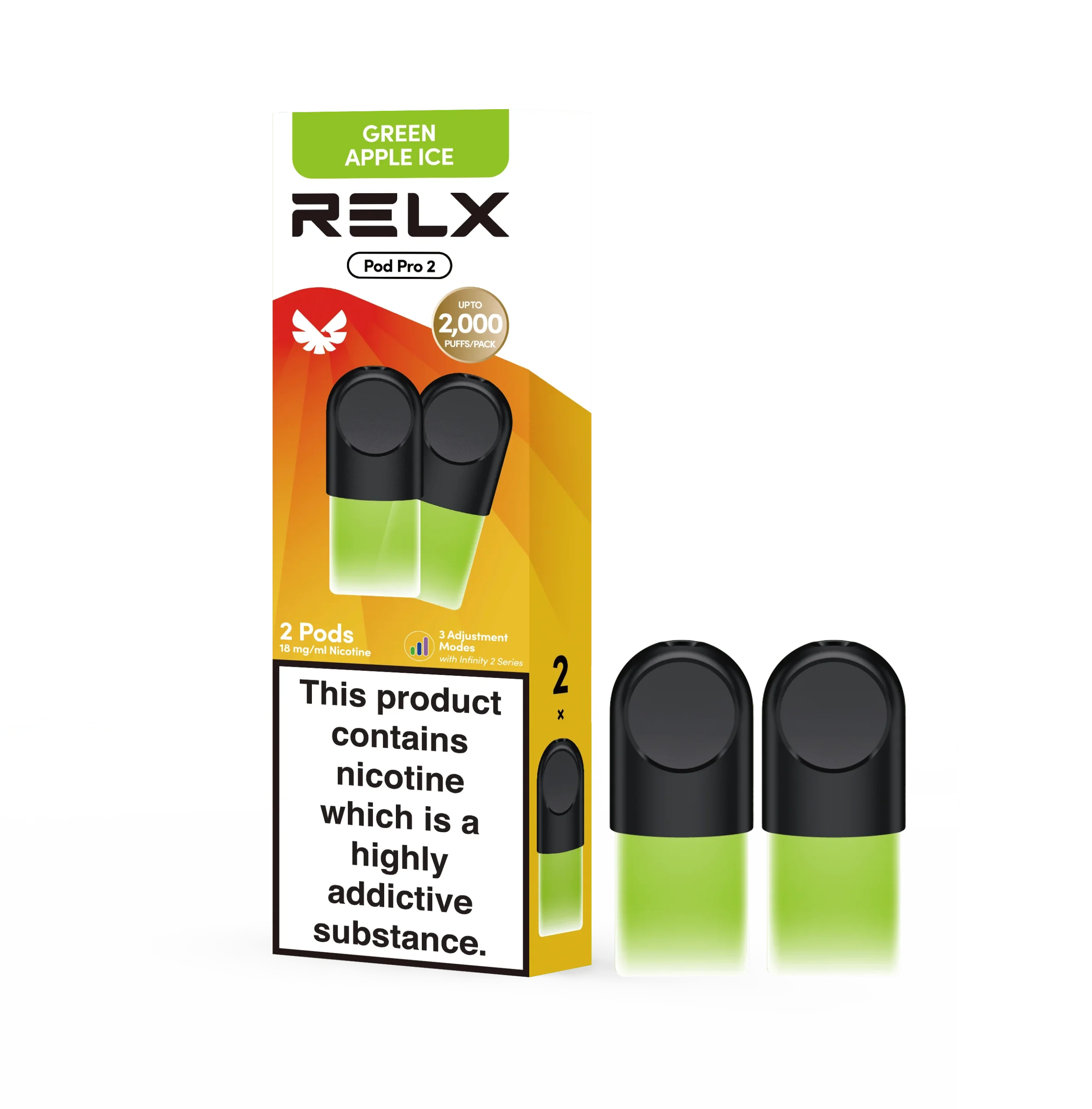 RELX MCi Kit airflow closed, MTL vape experience, thin vapor clouds - RELX Essential Vape Pod Device Kit | $4.99