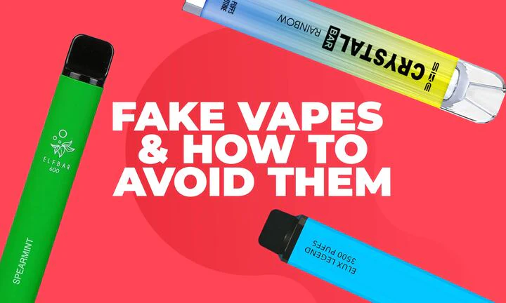 Fake vape device warning Dubai, illegal 50mg vape UAE, counterfeit disposable vape, vape safety risk Dubai - Fake Vapes and How to Avoid Them | Grey Haze UK