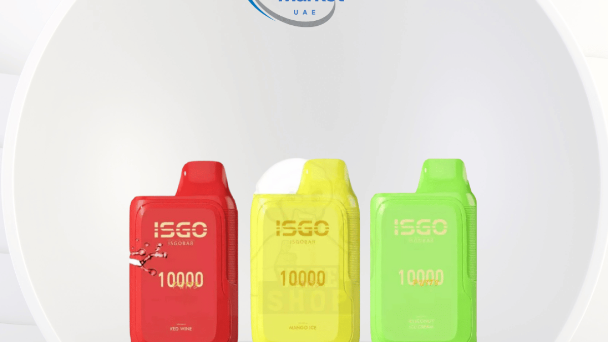 Isgo Bar 10000 sleek design vape close-up - Isgo Bar 10000 Puffs - Premium Disposable Vape
